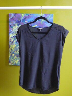 Express, Size XS, Like New, No Tag, Woman's Blouse, Formal, Gothcore